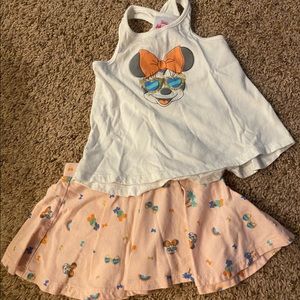 Toddler skort and tank set